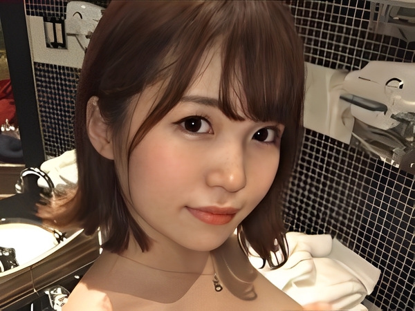 【金融系女子の裏顔】真面目な素人OLがエロフェラでグチュグチュ♡お風呂で立ちバックされ、喘ぎ声が響く！仕事モードから淫乱モードへ大変身！