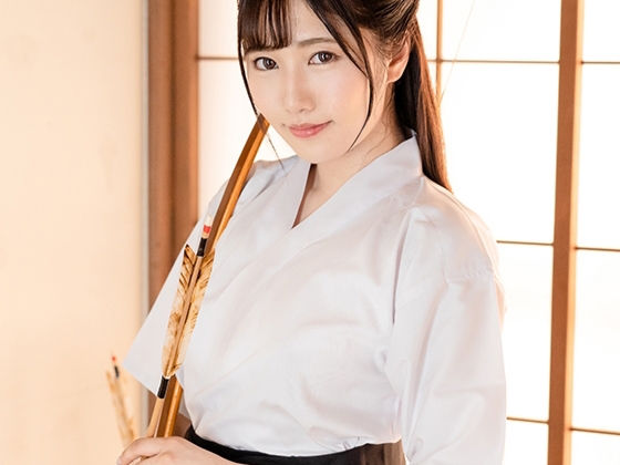 【スポーツ美少女の淫らな弓道部】清楚な顔した弓道女子が練習後に汗だくセックス!肉棒の快感に夢中になり、はだけさせた制服から覗く美乳を揺らしながら感じまくり♡
